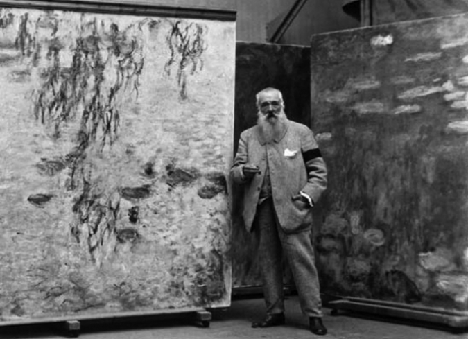 Monet, Renoir, Rodin y Degas en registros fílmicos de 1915. - ENFILME.COM 