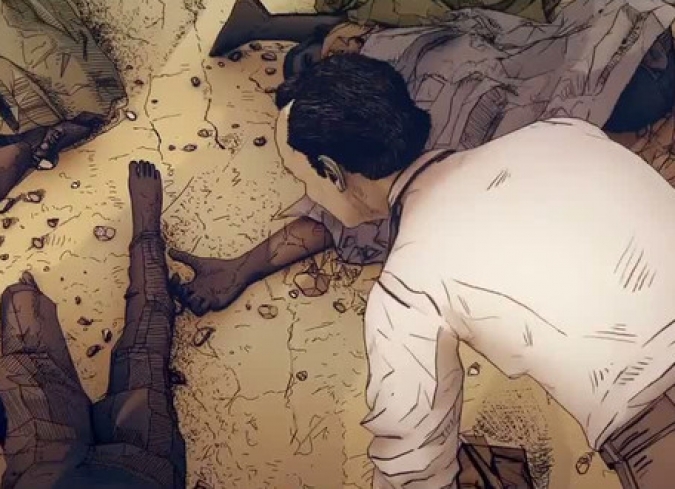 Another Day of Life de Ra�l de la Fuente y Damian Nenow, es una mezcla de animaci�n, acci�n real, y documental que nos va envolviendo en la atm�sfera propia de la tragedia que Rysszard Kapuscinski vivi� durante la Guerra Civil de Angola en 1975.  - ENFILME.COM