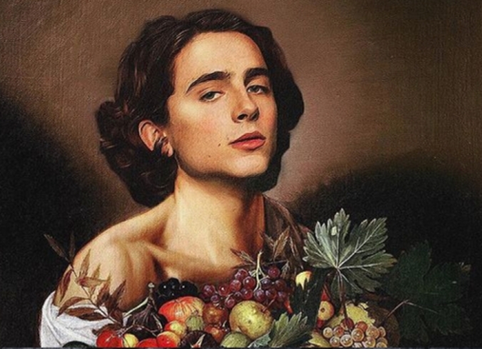 El rostro de Timothée en las pinturas más conocidas la del - ENFILME.COM